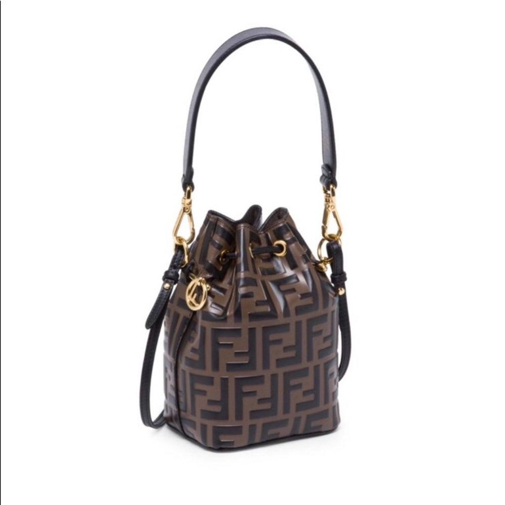 Fendi mini mon tresor logo bag